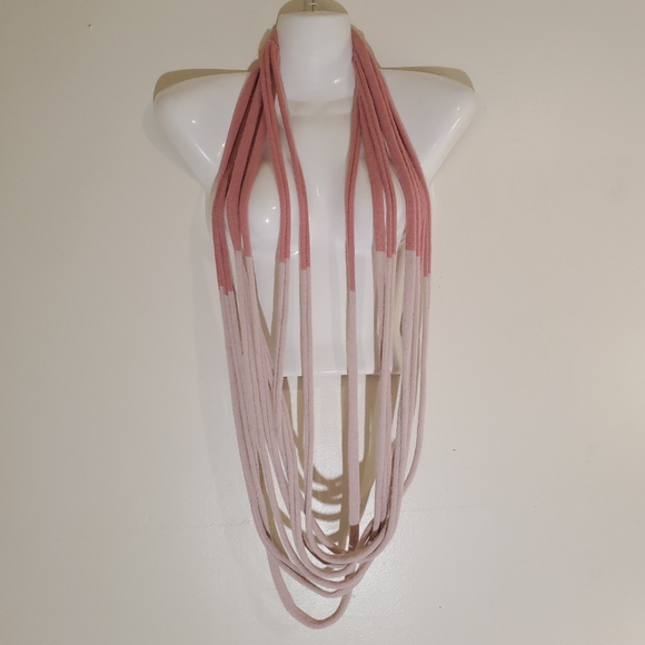 Kuna Accessories - Pink Ombre Kuna Alpaca Rope Scarf